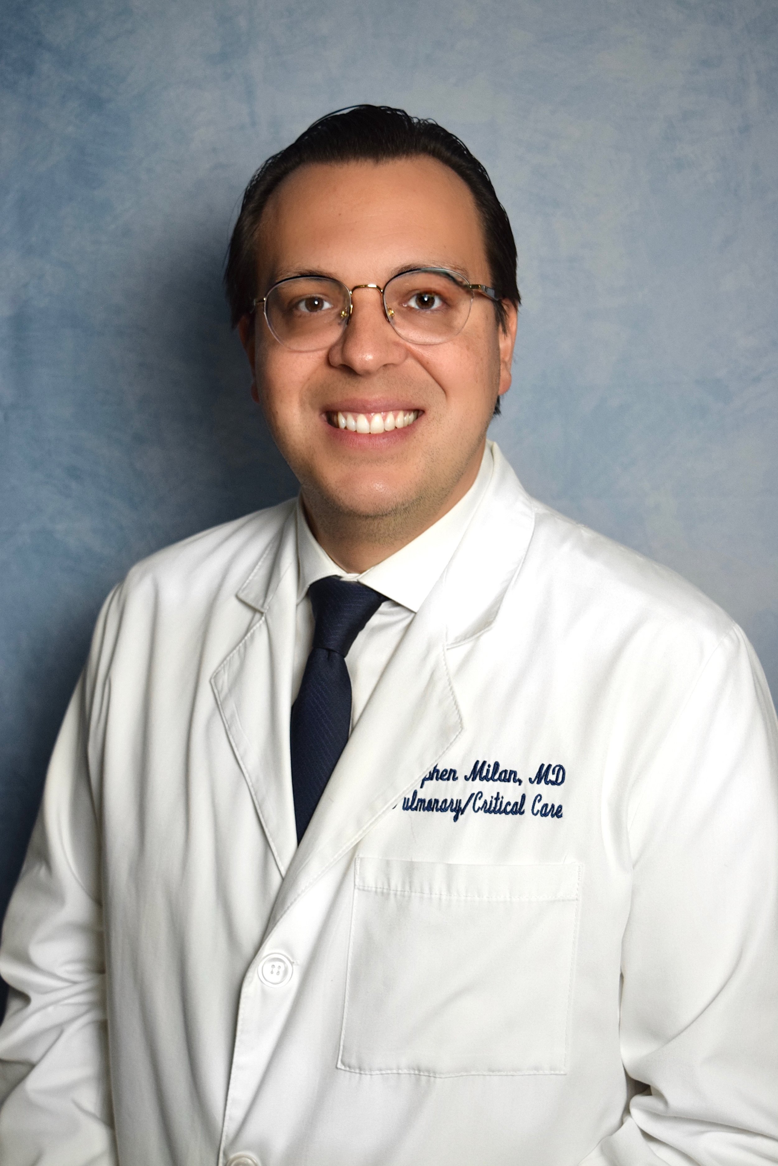 Portrait of Stephen Daniel Milan, MD, Pulmonologist · Robotic-Assisted Bronchoscopy